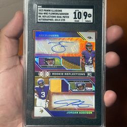 Jordan Addison Zay Flowers RPA Dual Autograph