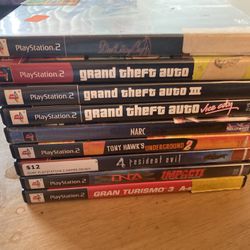 Ps2 Games. $5-$10 Each Willing To Bundle