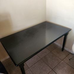 Black Wood Table