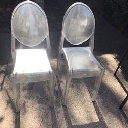 Ghost Chairs acrylic / Clear (2)