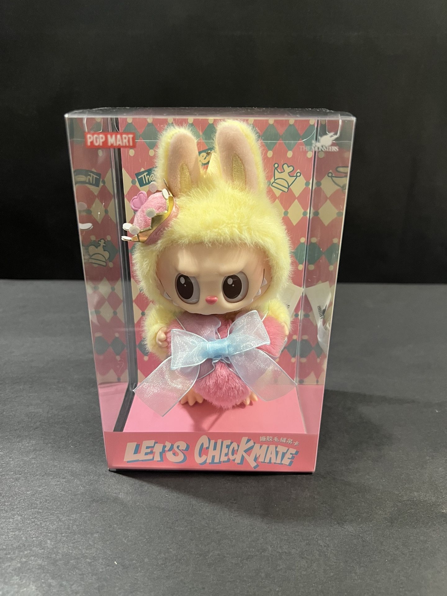 LABUBU The Monster Let’s Checkmate Series-Vinyl Plush Hanging Card