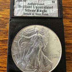 2000-W American Silver Eagle coin