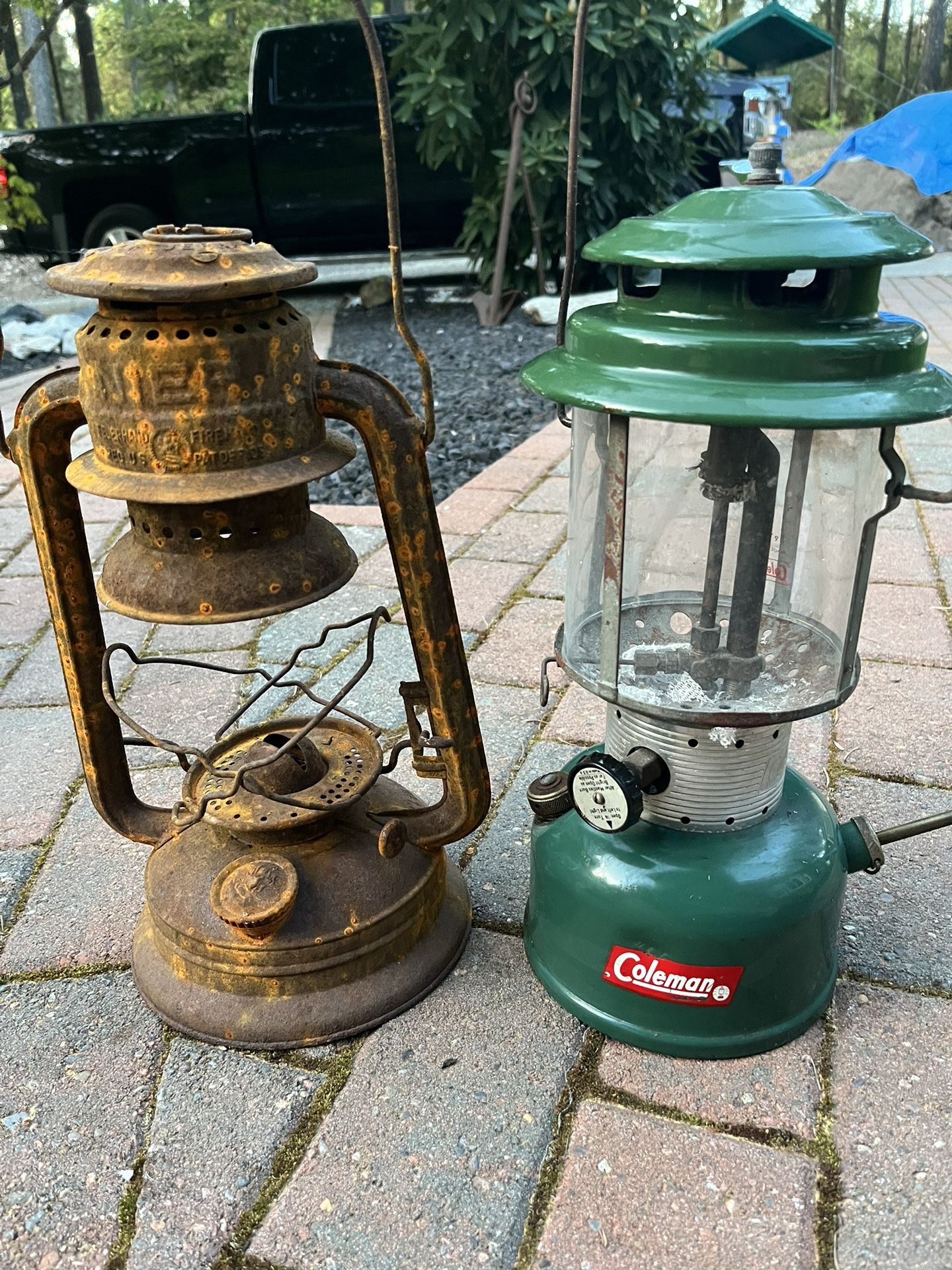 Double Deal Camping Lanterns - Old Collectors Era 