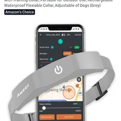 NEW AWEEC GPS ELECTRIC DOG FENCE COLLAR WITH FREE APP