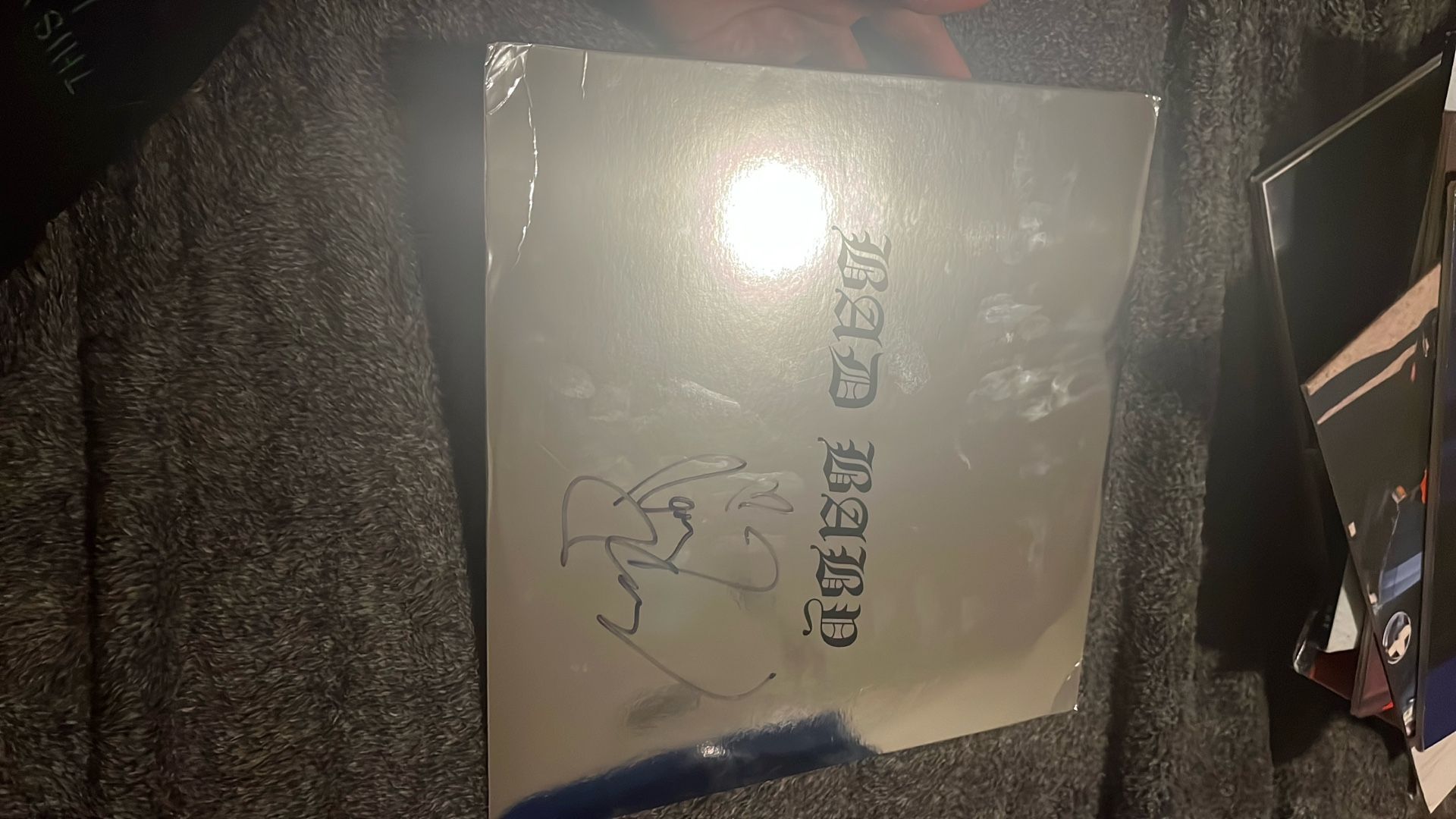 Negative Gemini Bad Baby Biohazard Gold Vinyl Autographed