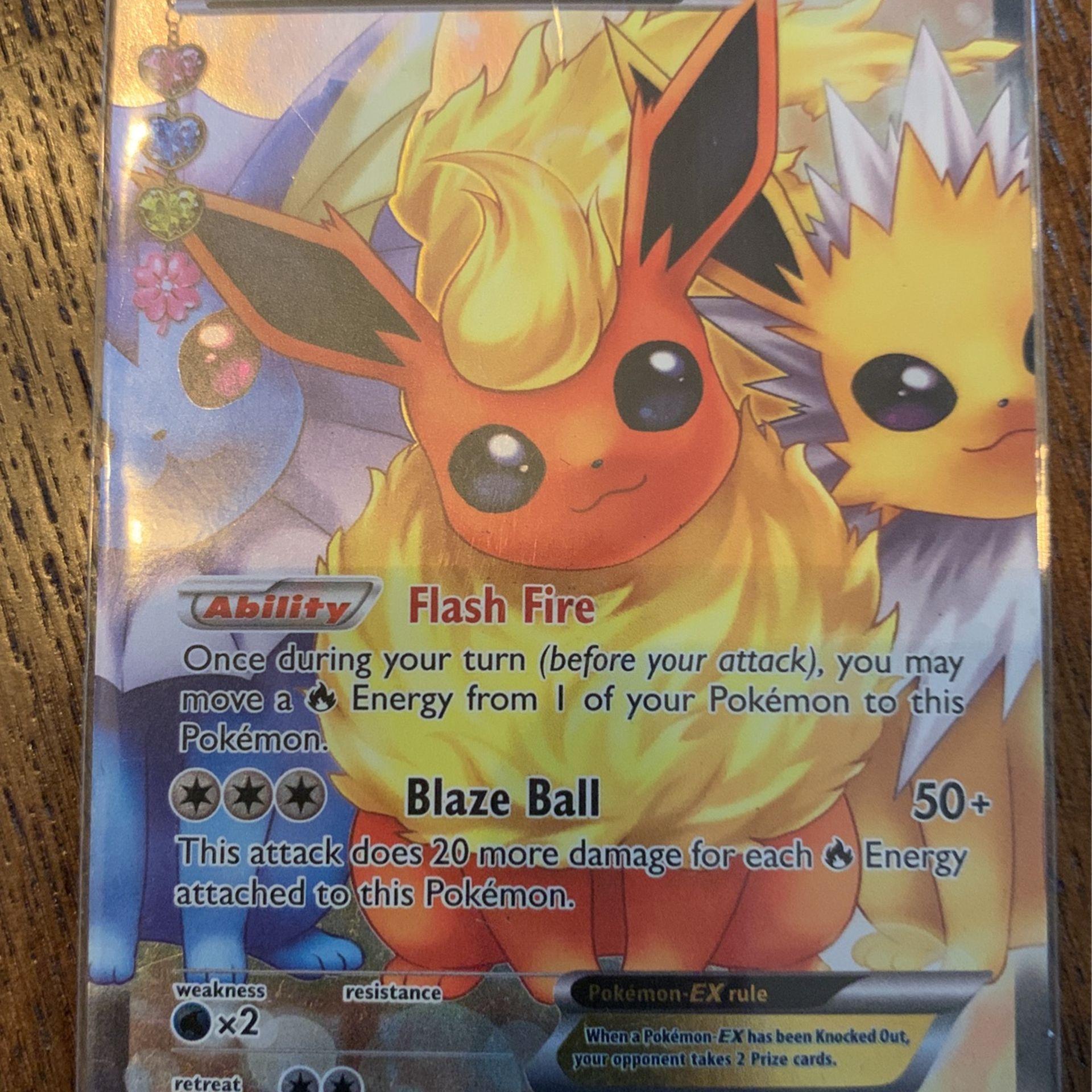 Flareon EX RC28/RC32 Full Art Pokemon Generations 20th Anniversary
