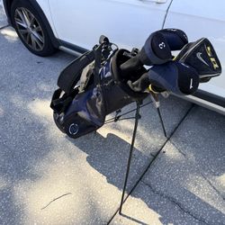 Golf Bag, Clubs, Covers