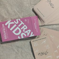 Stray Kids Photo Card Set Non-Sport Trading Card Lot 60 Cards K-pop Music