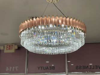 Gold Crystal Chandelier