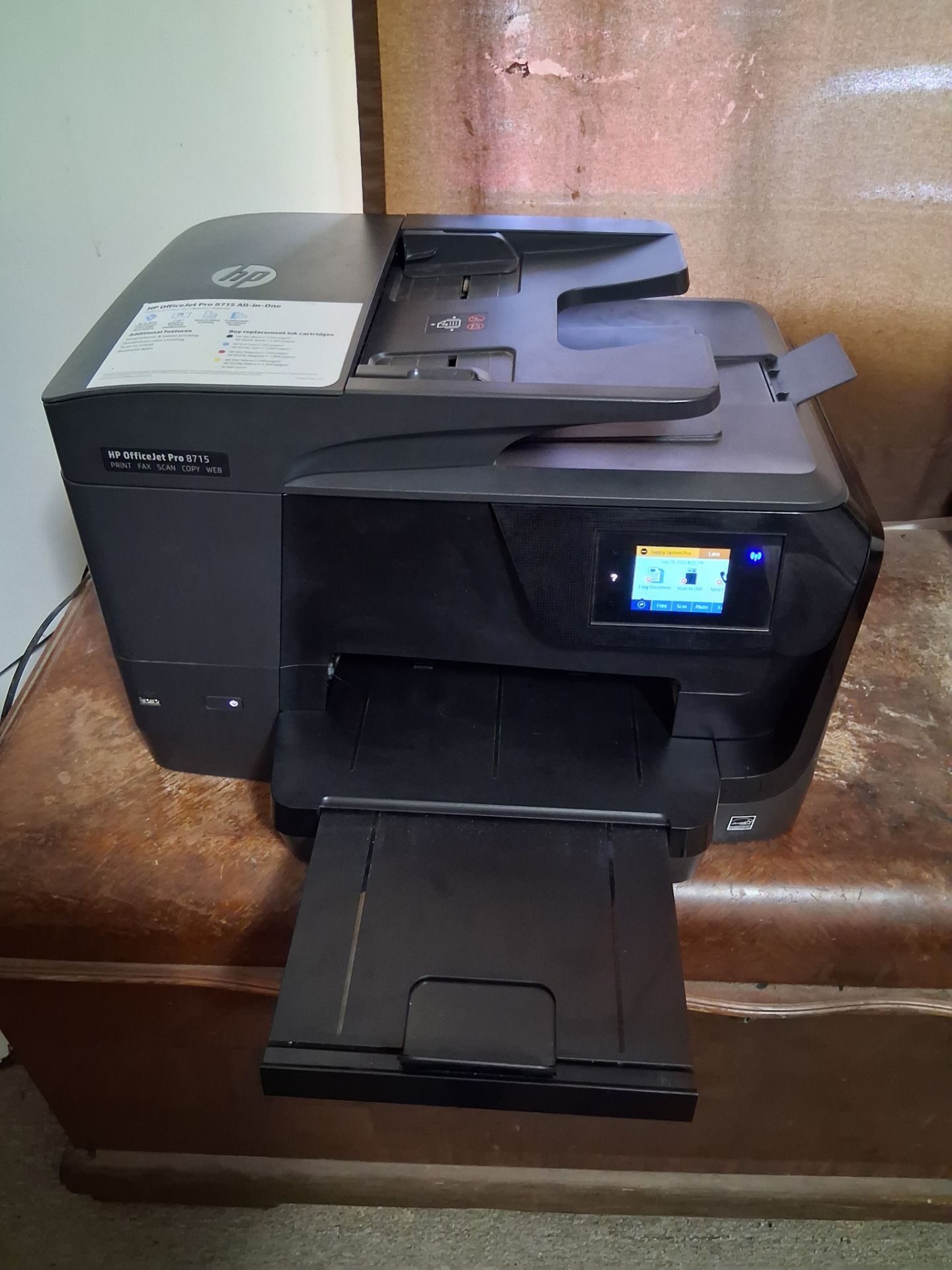 Yes, It's Available HP Officejet Pro 8715 "NEEDS NEW PRINTER HEAD"