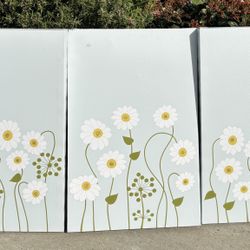 3 Piece Flower Wall Hanging