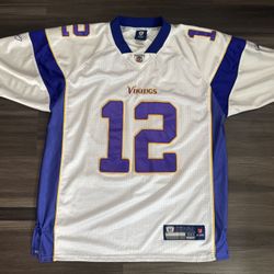 Reebok Minnesota Vikings Percy Harvin #12 NFL Home Stitched Jersey Men’s 50 XL  100% authentic. Signs of wears but good condition.   This Reebok Minne