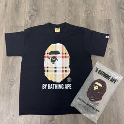 Black Bape Burberry Shirt (TAKING OFFERS)