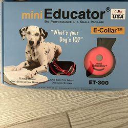 Pink Dog Training E-Collar  Adjustable Rechargeable, New