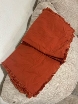 Pillowcases decorative orange pair of pillowcases