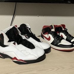 2 Pairs Air Jordans - Size 11.5 / 12