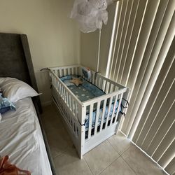 Baby Crib With Bottom Drawer 