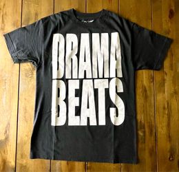RARE DRAMA BEATS Tee Shirt (Men’s Medium T Shirt) Black & White