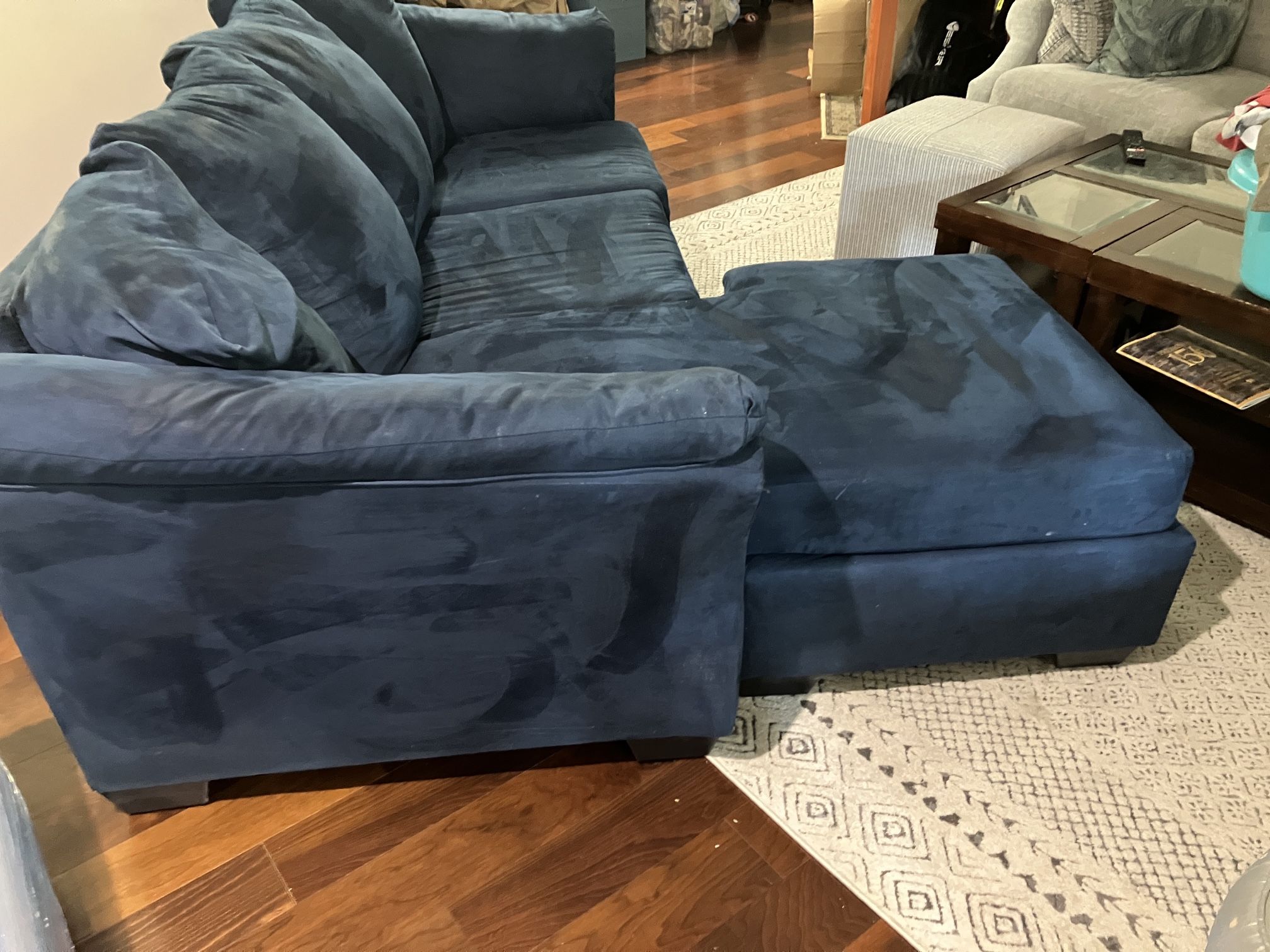 Ashley Furniture Blue Sofa