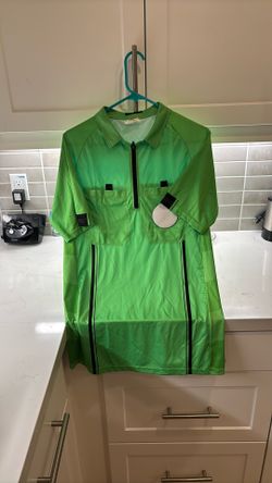 Soccer Referee Jersey Size Small $10 Green Color
