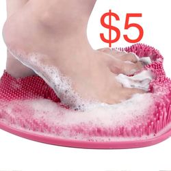 LOVE, LORI Shower Foot Massager, Scrubber and Cleaner - Improves Circulation and Reduces Foot Pain (Pink)