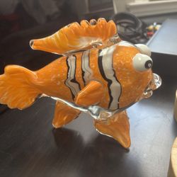 Hand Blown  Glass Fish 