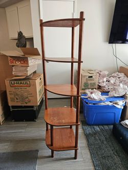 Wooden Corner Shelf