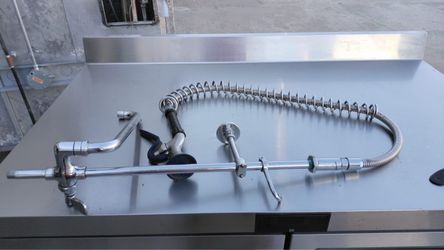 T&S prerinse faucet with filler faucet with 12 inches spout