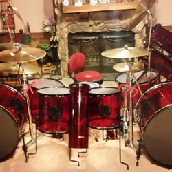 Custom RDW Drumset - I can split if you are looking for a smaller set-up.