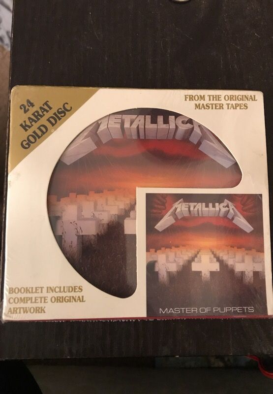 Metallica Master Of Puppets 24 Karat Gold Disc For In Glendale Metallica Master Of Puppets 24 Karat Gold Disc For In Glendale Az Offerup