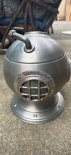 1894 Lenora navy dive mask ice bucket