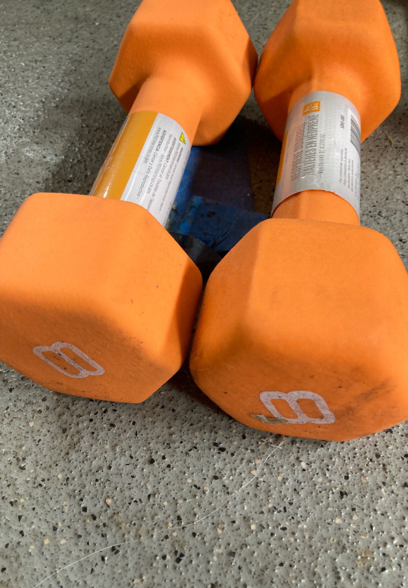 8 pair dumbbell