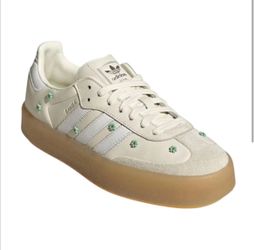 adidas Sambae 'Off White Cloud White Clear Mint' size 9