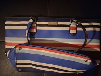 Kate Spade Striped Leather Purse
