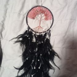 Black Dream Catcher Tree Of Life