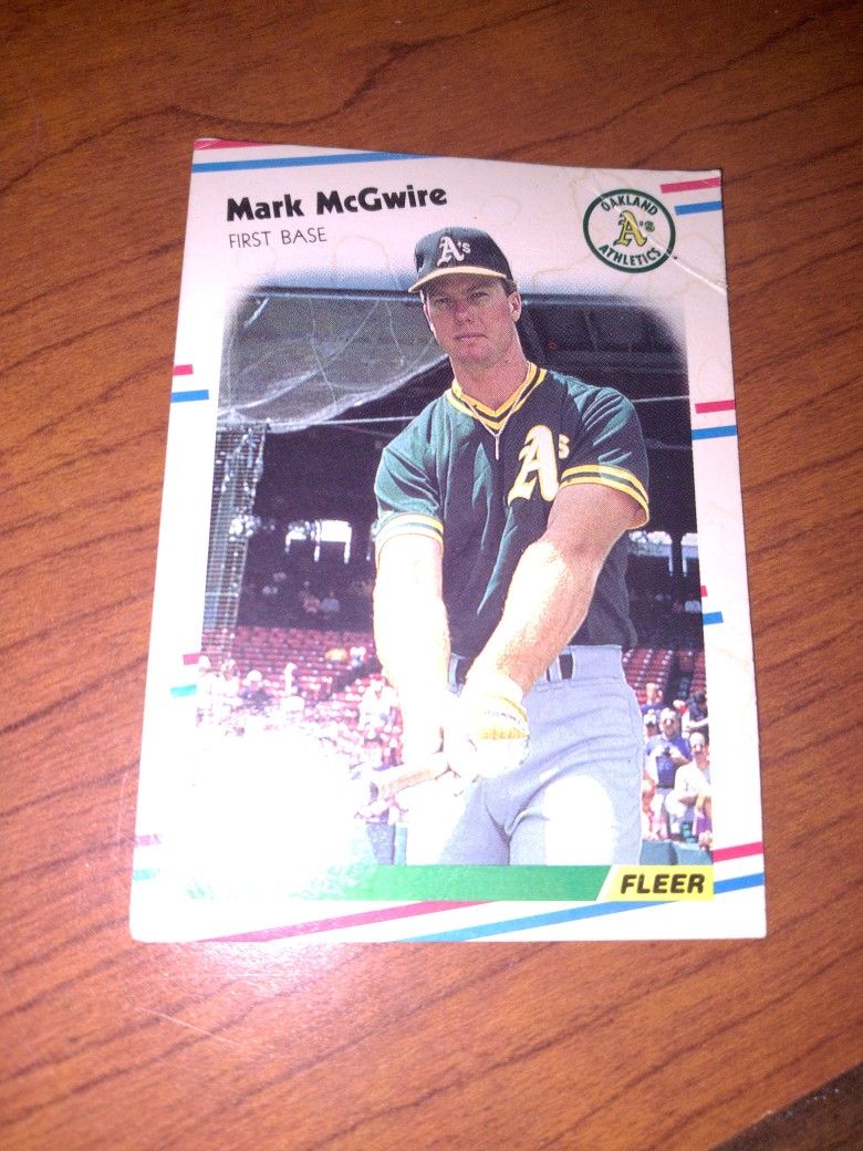 1988 Mark McGwire First Base Card