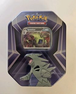 Tyranitar Triple Whammy Collectors Tin - Pokemon TCG - Factory Sealed