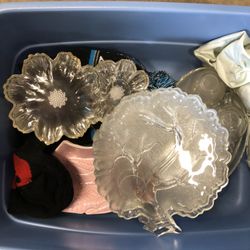 Antique Glass & Ceramic Plates/Serving Dishes