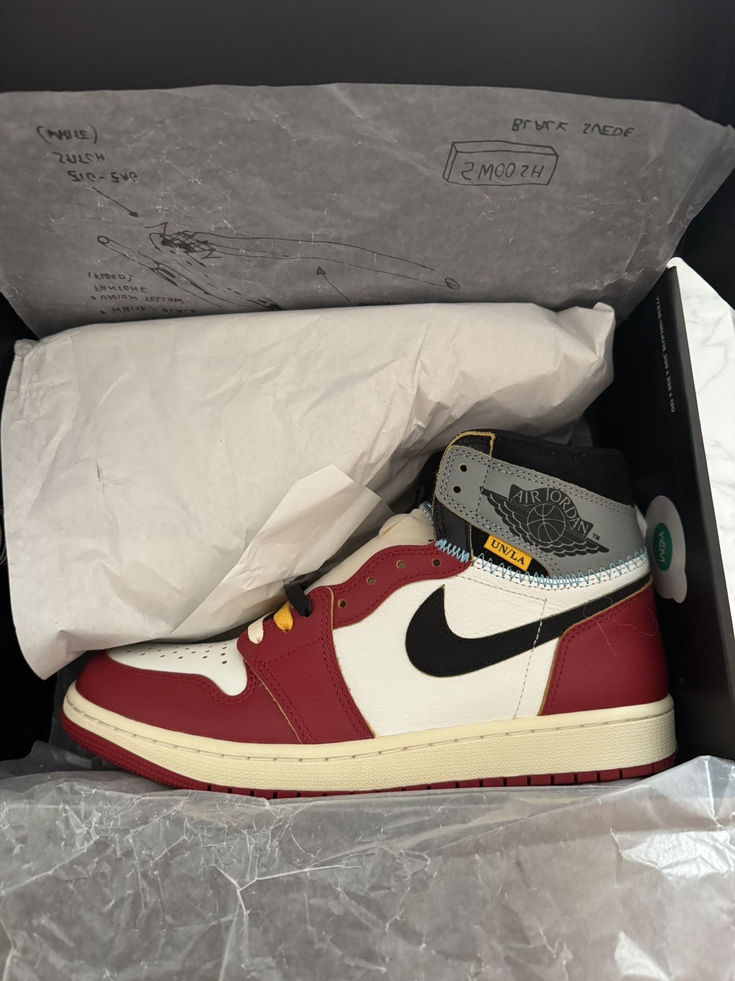 Brand New Jordan 1 Union Sz 9.5