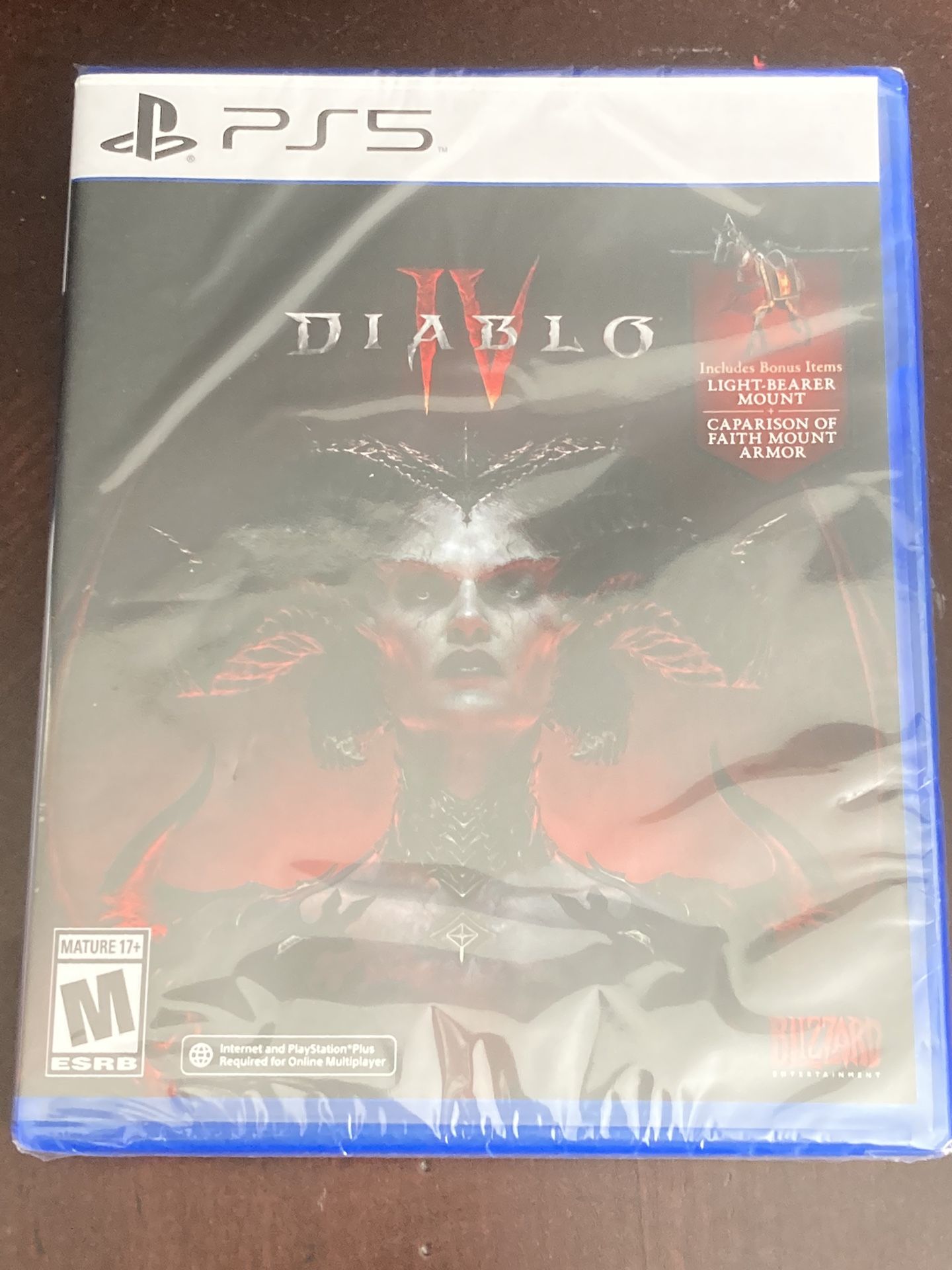 Diablo IV 4 Ps5 Action RPG Game Blizzard Online Couch Co Op 2 Player Adventure S