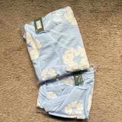 Powder Blue Denim Tears Set