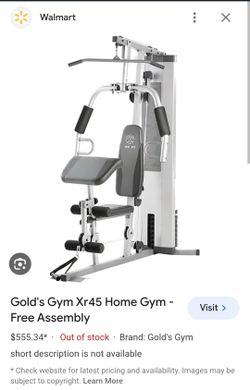 GOLDS GYM XR45 for Sale in Woodbridge VA OfferUp