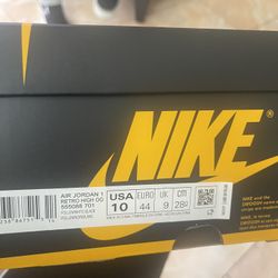Jordan 1 Retro High Pollen Size 10 M