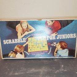 Vintage 1968 Scrabble for Juniors Board Game By Selchow & Righter USA