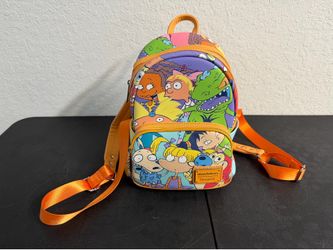 Loungefly Nickelodeon Nick 90s Color Block Mini Backpack