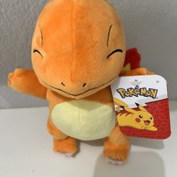 Pokemon Charmander 8" Plush Jazwares