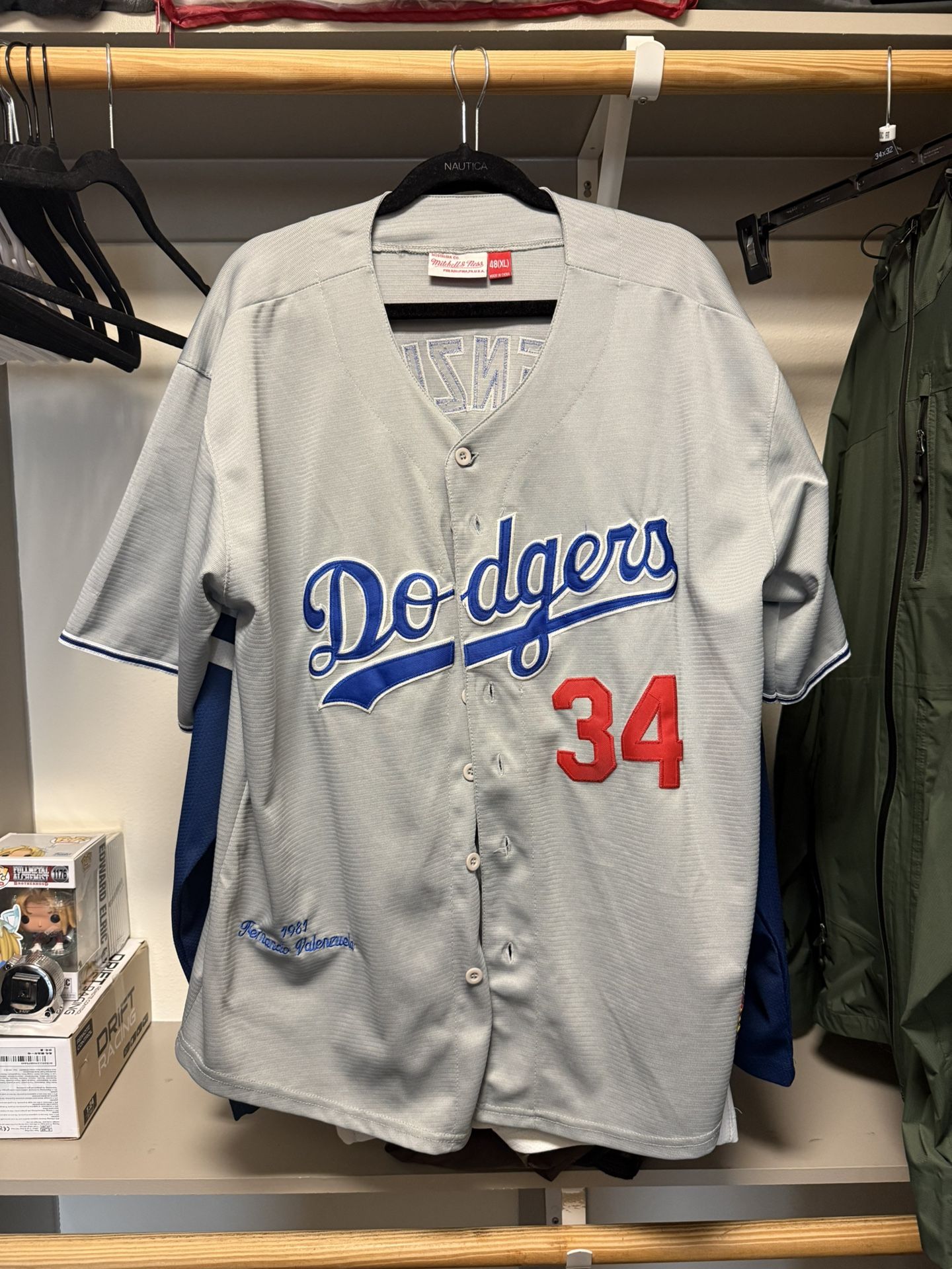 Fernando Valenzuela Dodgers Baseball Jersey