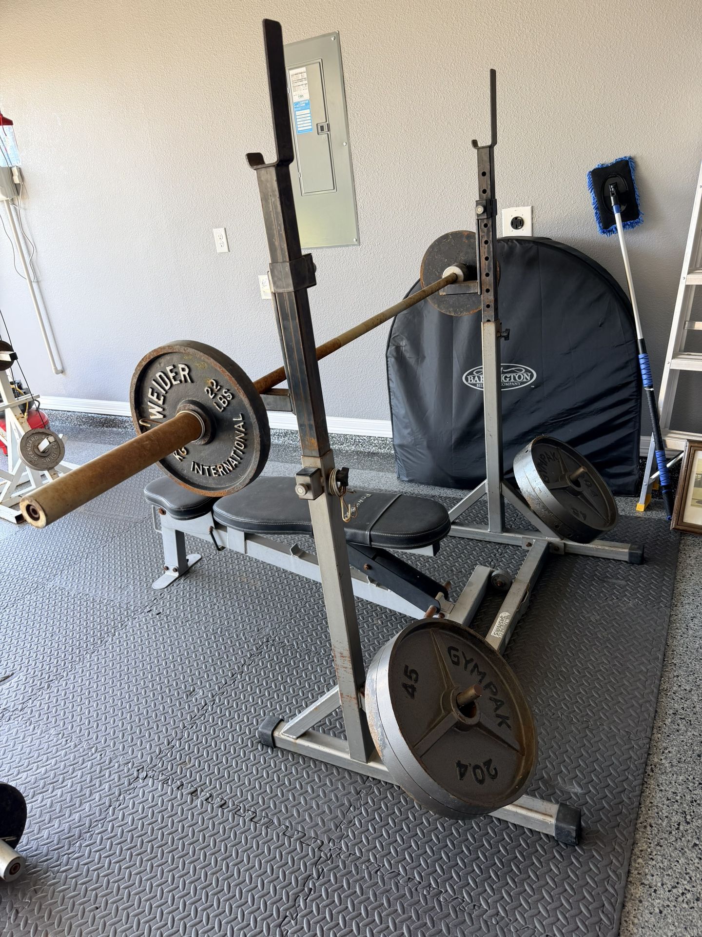 Olympic Weight Bench And Weights