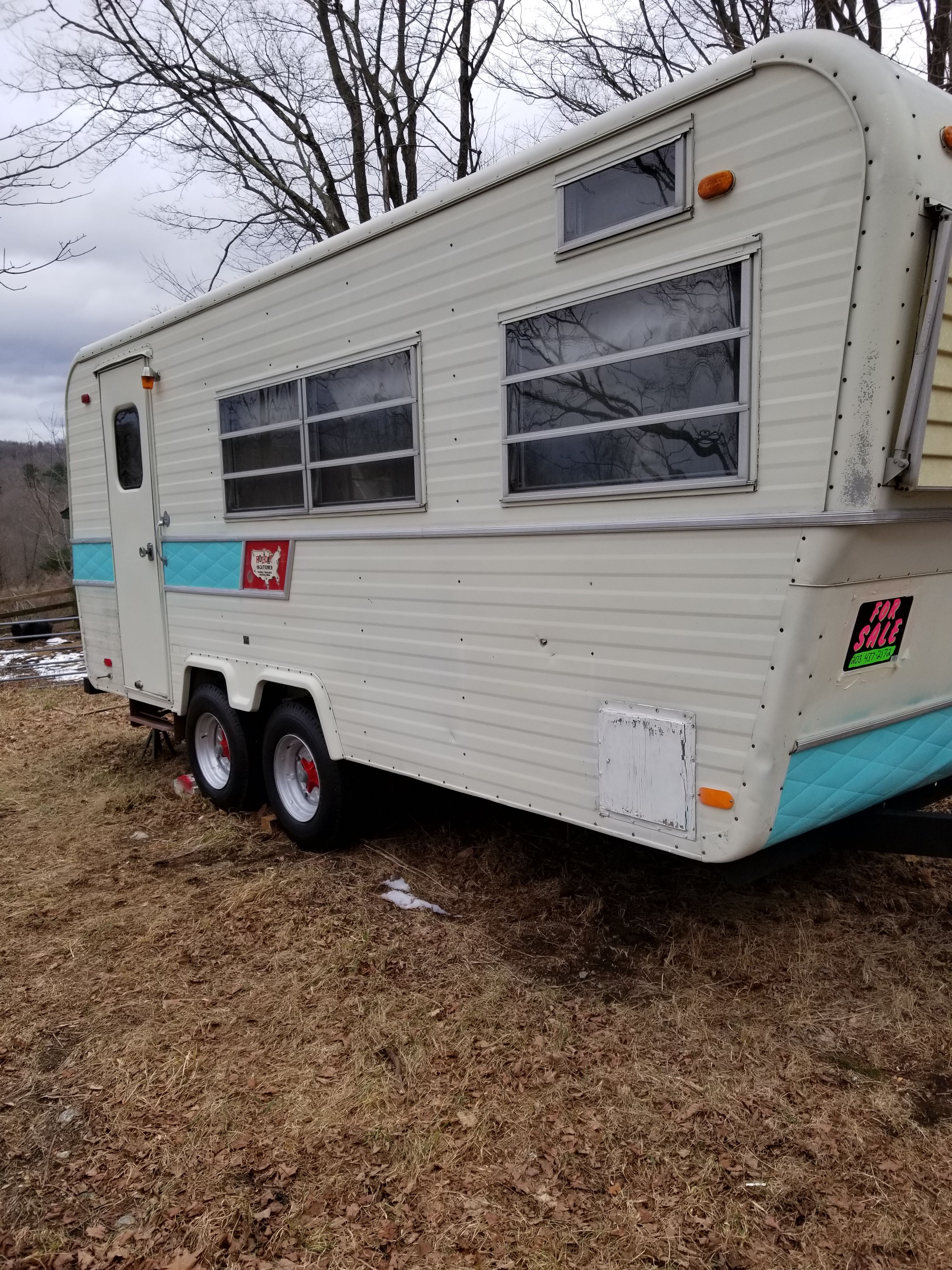 1973 holiday vacationer camper trailer