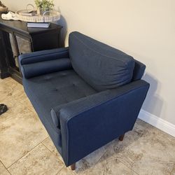 2 Blue Sofa Chairs